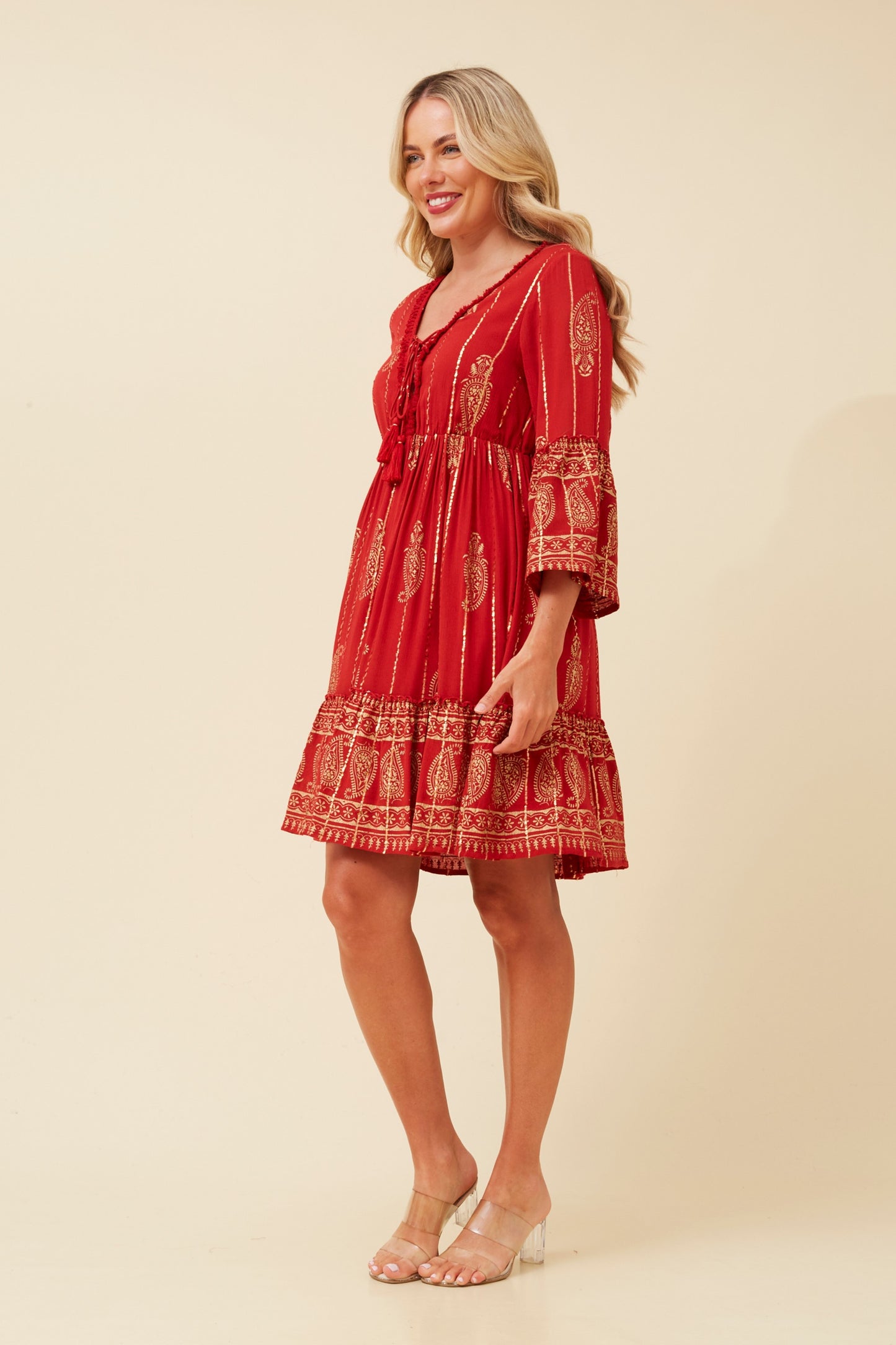 Caroline Morgan Clothing Dress - Sale prices all day every day! Sogno Rosso