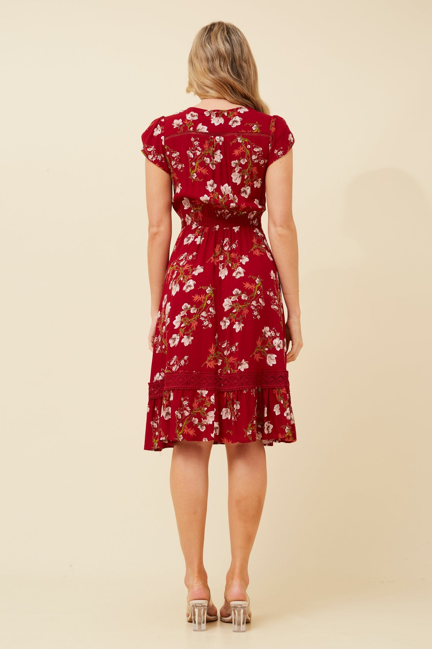 Caroline Morgan Clothing Dress - Sale prices all day every day! Rosso