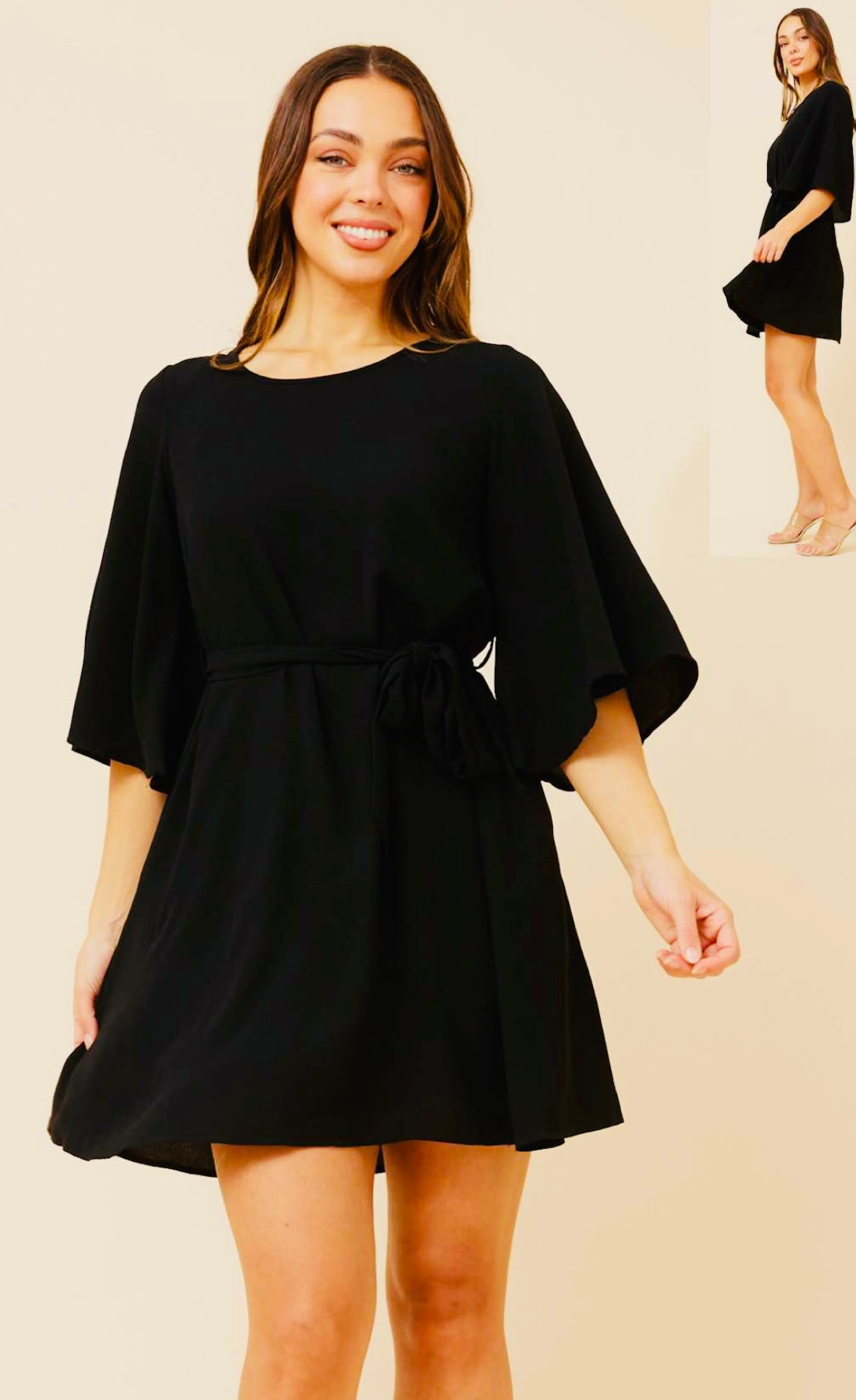 Caroline Morgan Clothing Dress - Sale prices all day every day! Piccolina Black