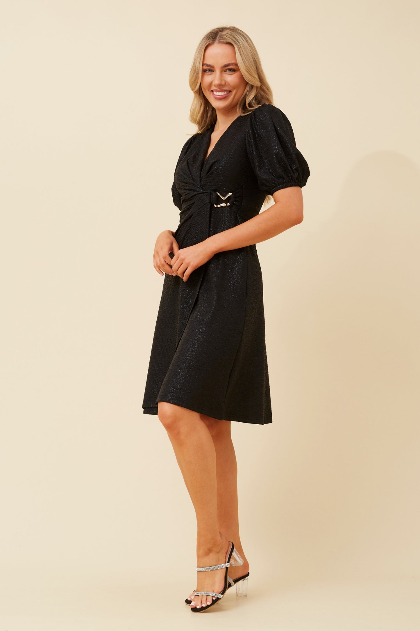 Caroline Morgan Clothing Dress - Sale prices all day every day!  Festa Black