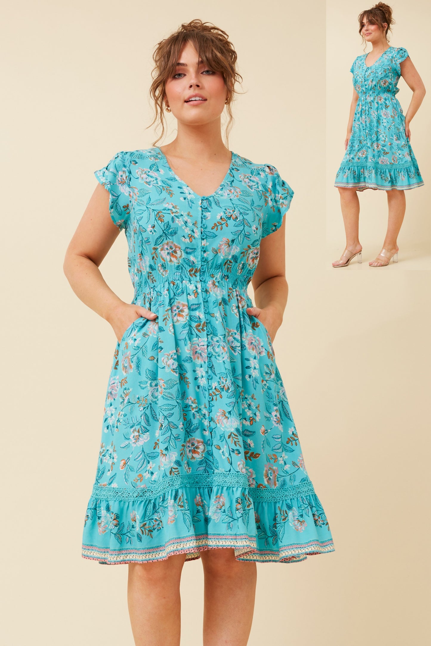 Caroline Morgan Clothing Dress - Sale prices all day every day!  Azzurra