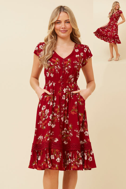 Caroline Morgan Clothing Dress - Sale prices all day every day!  Rosso