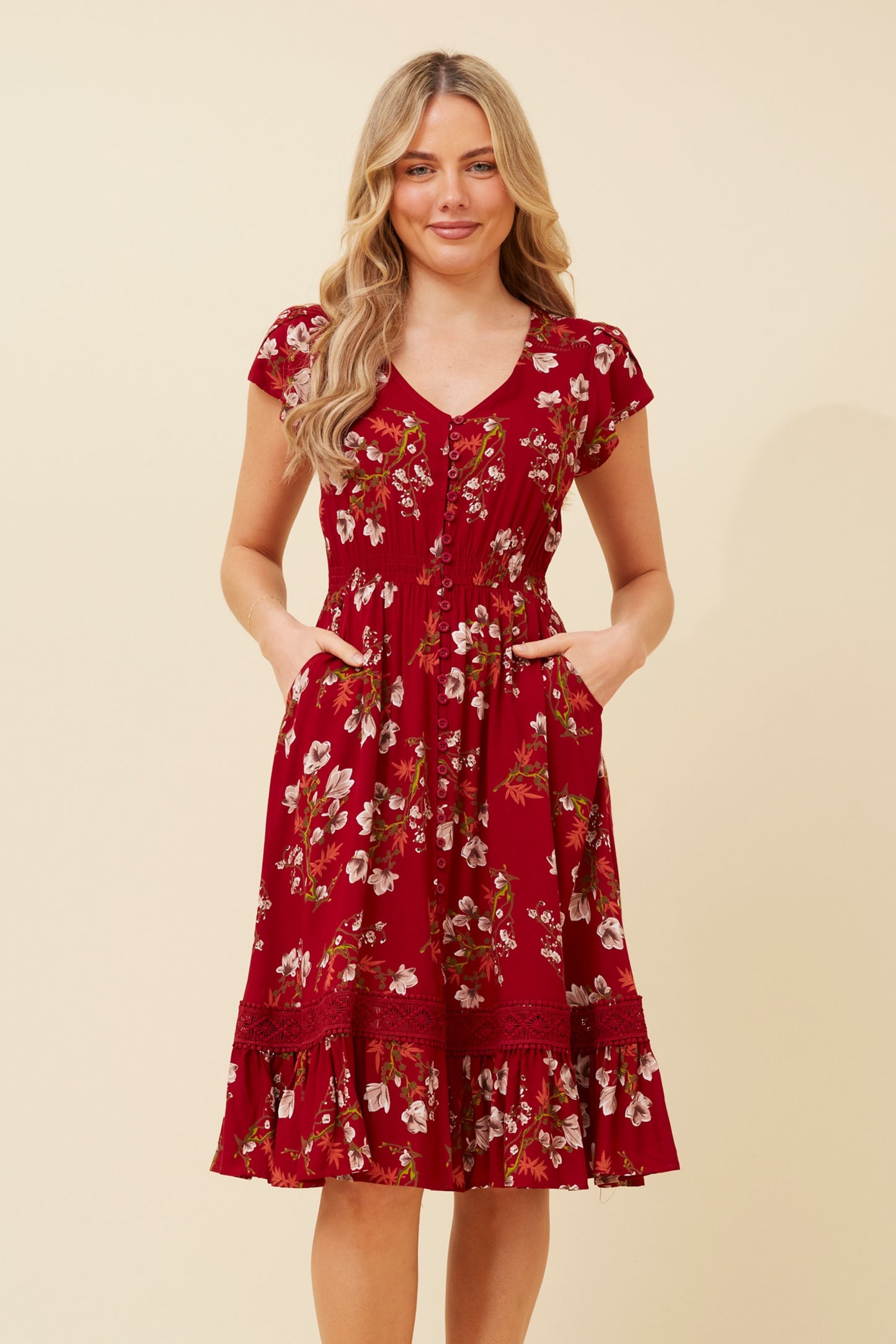 Caroline Morgan Clothing Dress - Sale prices all day every day!  Rosso