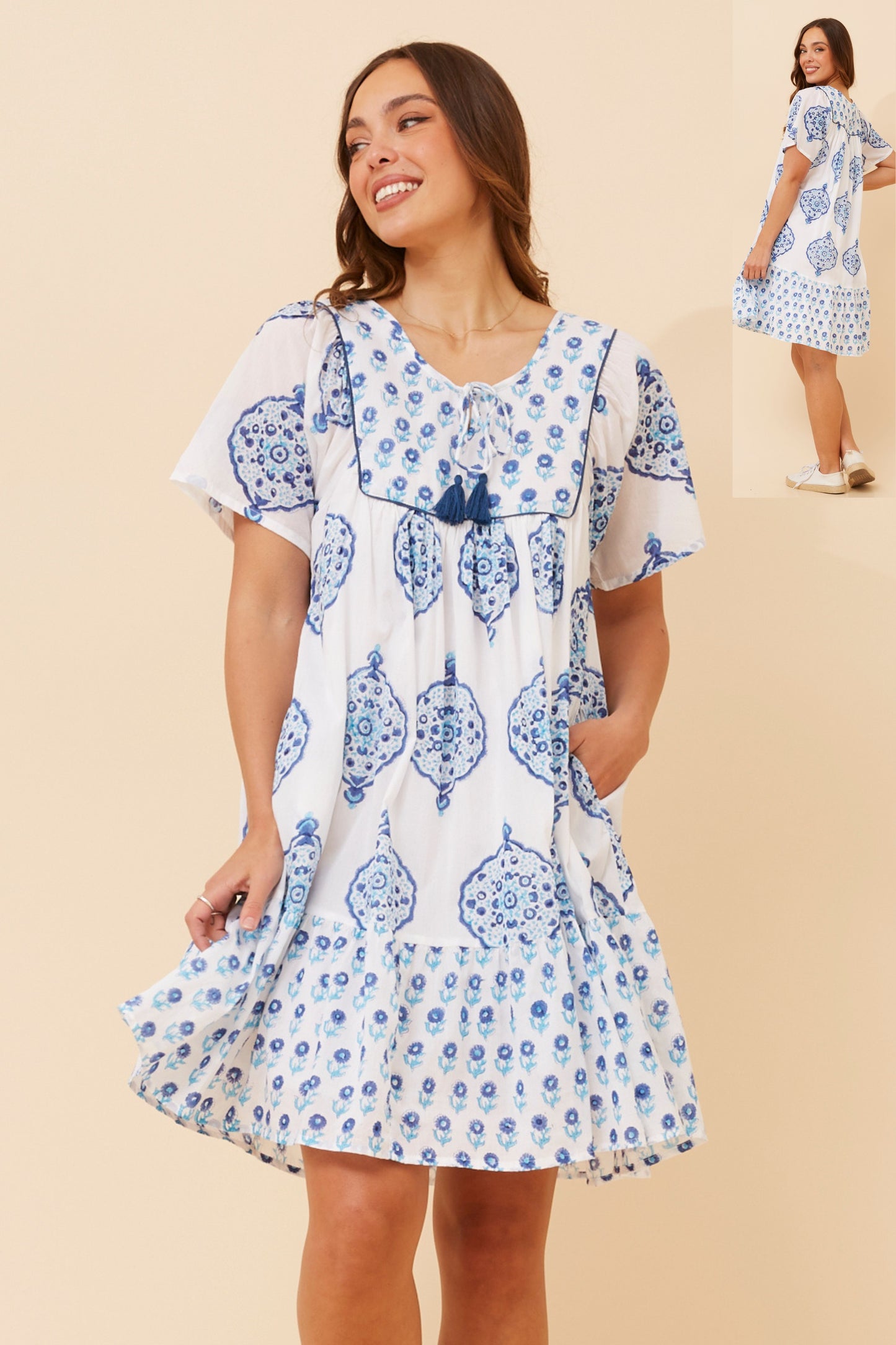 Caroline Morgan Clothing Dress - Sale prices all day every day!  Azzurra