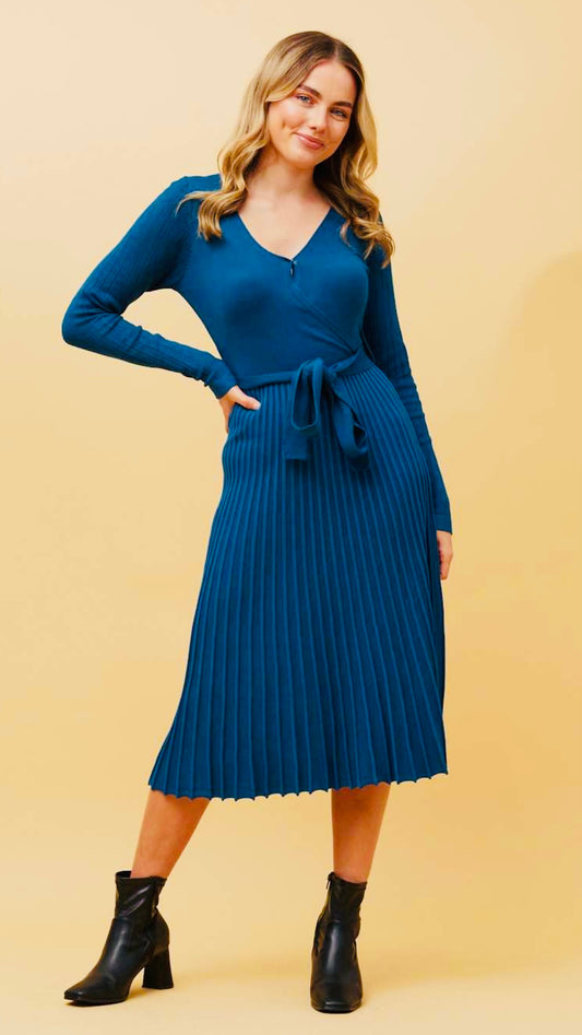 Caroline Morgan Clothing Dress - Sale prices all day every day! Grace (Teal)