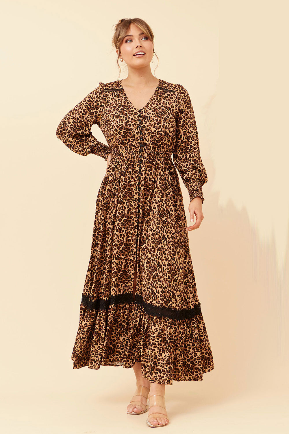 Caroline Morgan Clothing Dress - Sale prices all day every day!  Animal Print Lina